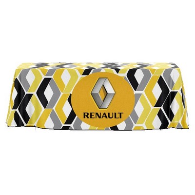 IMPORT 6' Open-Back Full-Color Drape Table Throw