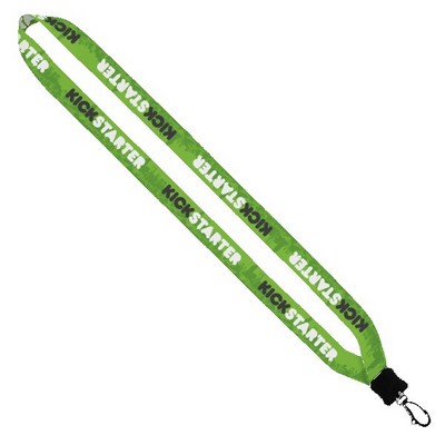 3/4" Dye-Sublimated Lanyard with Plastic Clamshell and Plastic Swivel Snap